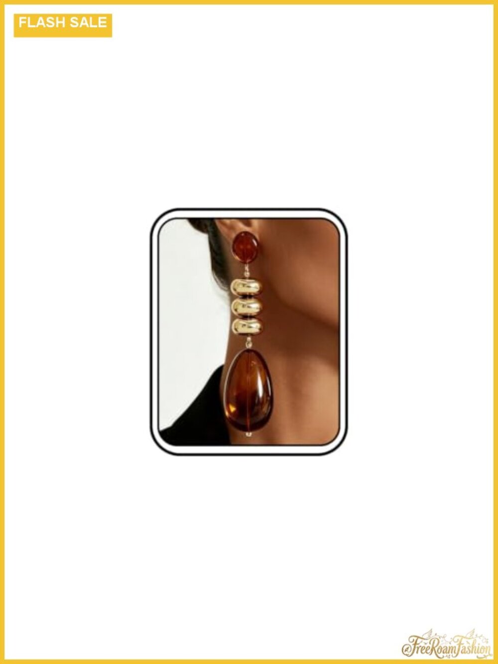 Chunky Acrylic Drop Dangle Earrings Statement Women Jewelry